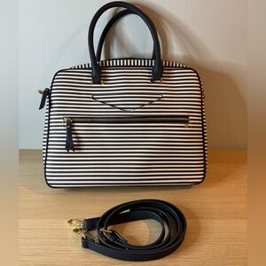 Bizou Striped Laptop Bag